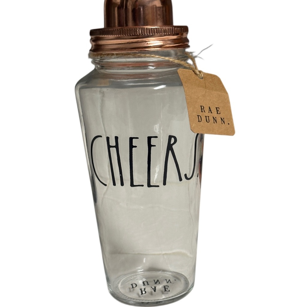 Home Essentials Cocktail Shaker with Copper Lid